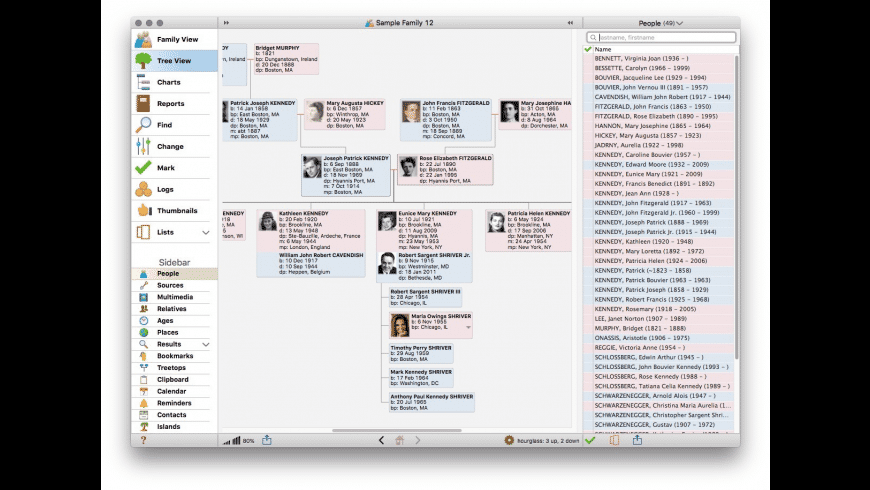 reunion genealogy software for mac